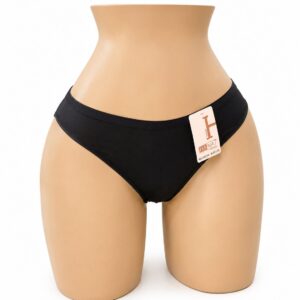 tanga corazon al frente negro